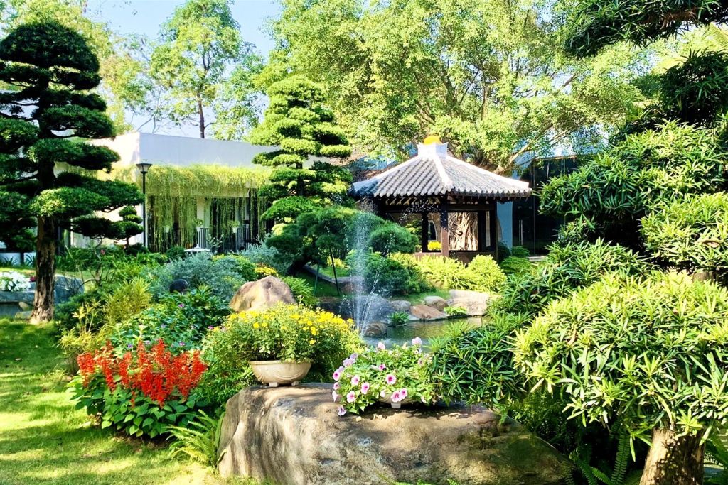 tiểu cảnh sân vườn