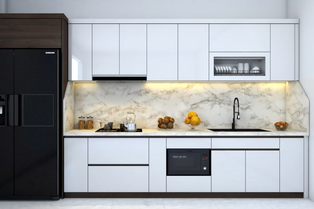 tủ bếp gỗ công nghiệp 