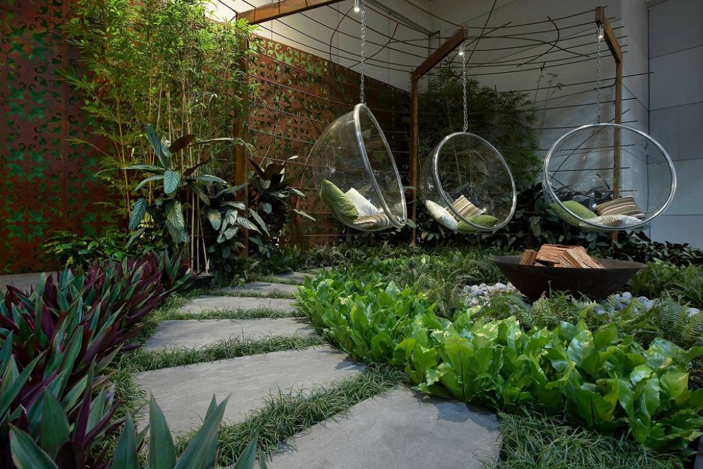 tiểu cảnh sân vườn đẹp
